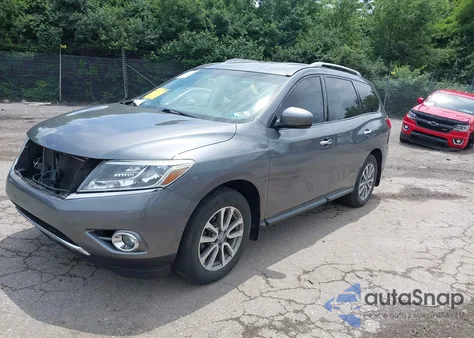 2015 Nissan Pathfinder Sv из США, поврежденный, VIN 5N1AR2MM2FC705100